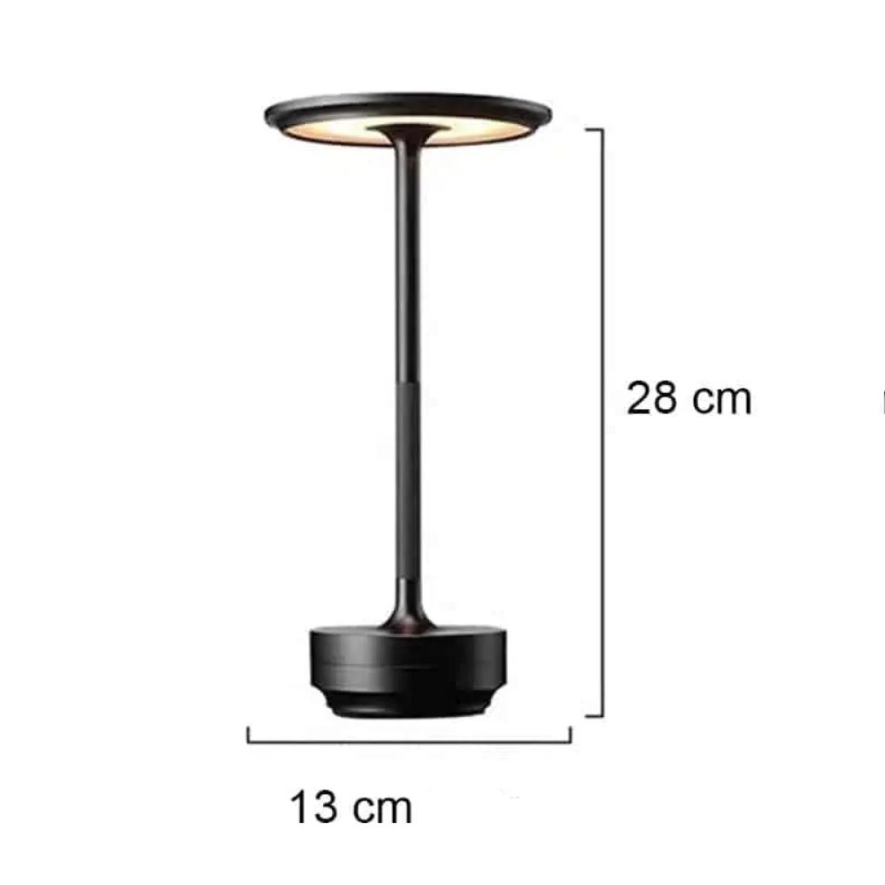 YUZZI - црна столна ламба USB 3W 3color